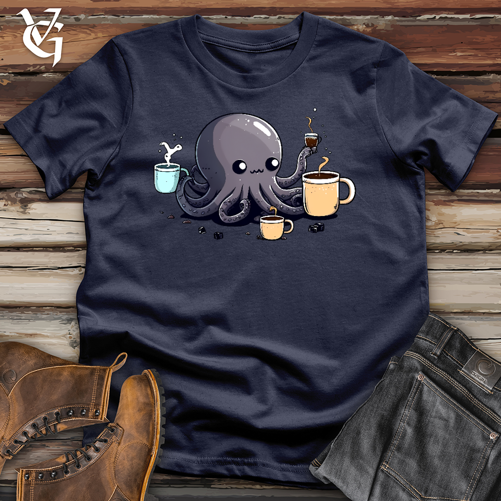 Octopus Coffee Addict Softstyle Tee