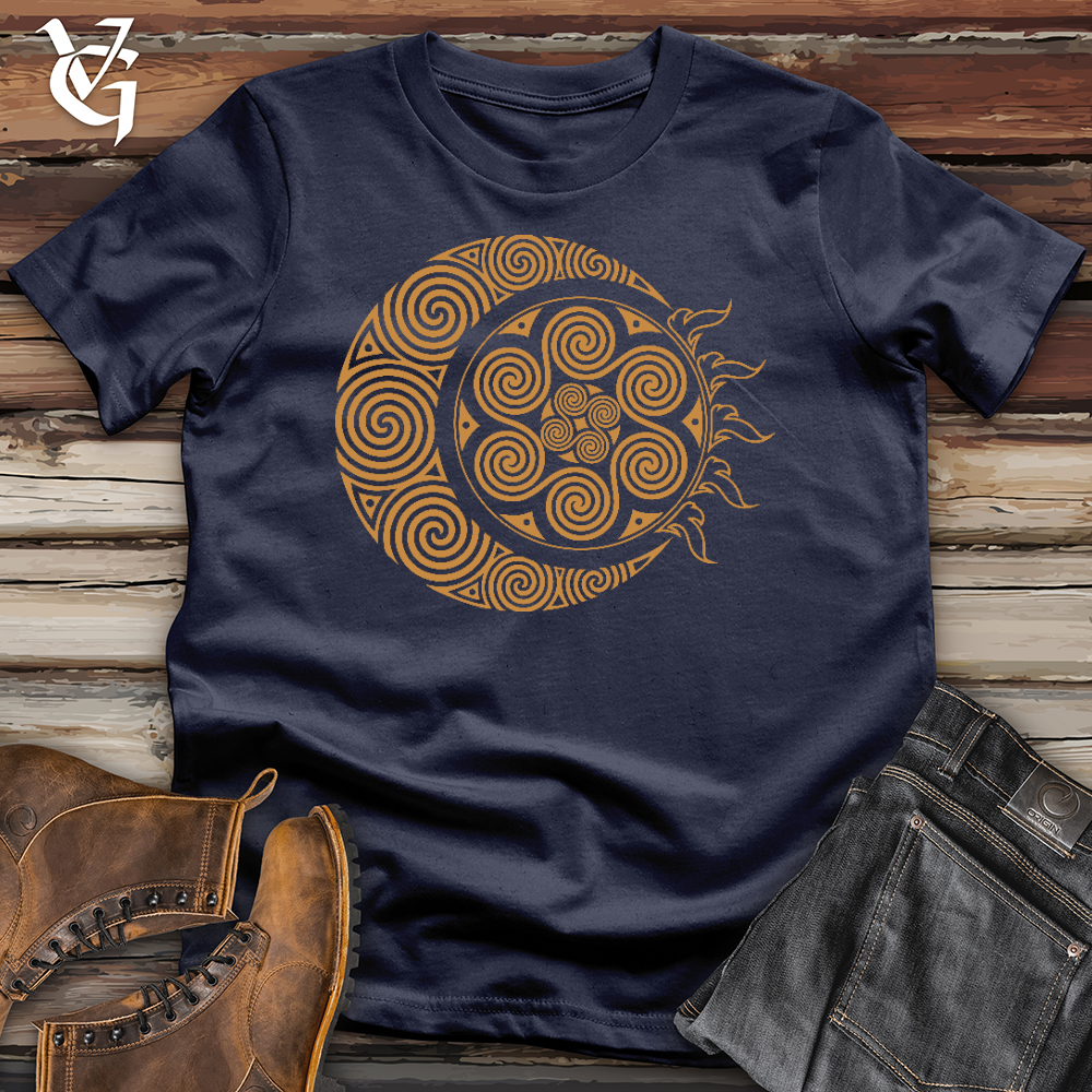Spiral Celtic Moon 01 Softstyle Tee