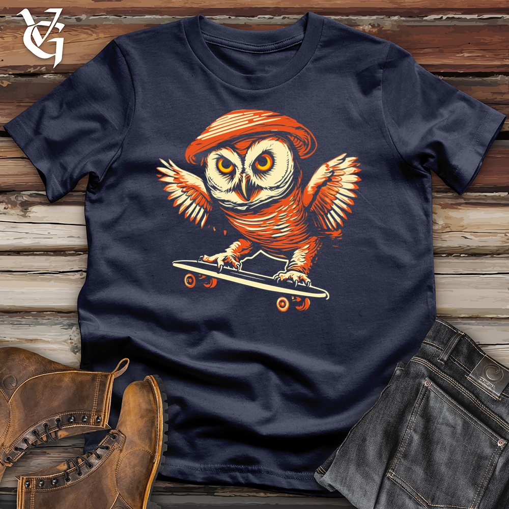 Owl Skate Boarder Softstyle Tee