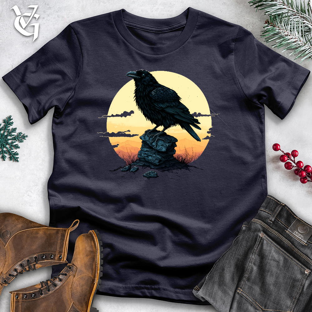 Steel Blue Raven Cotton Tee