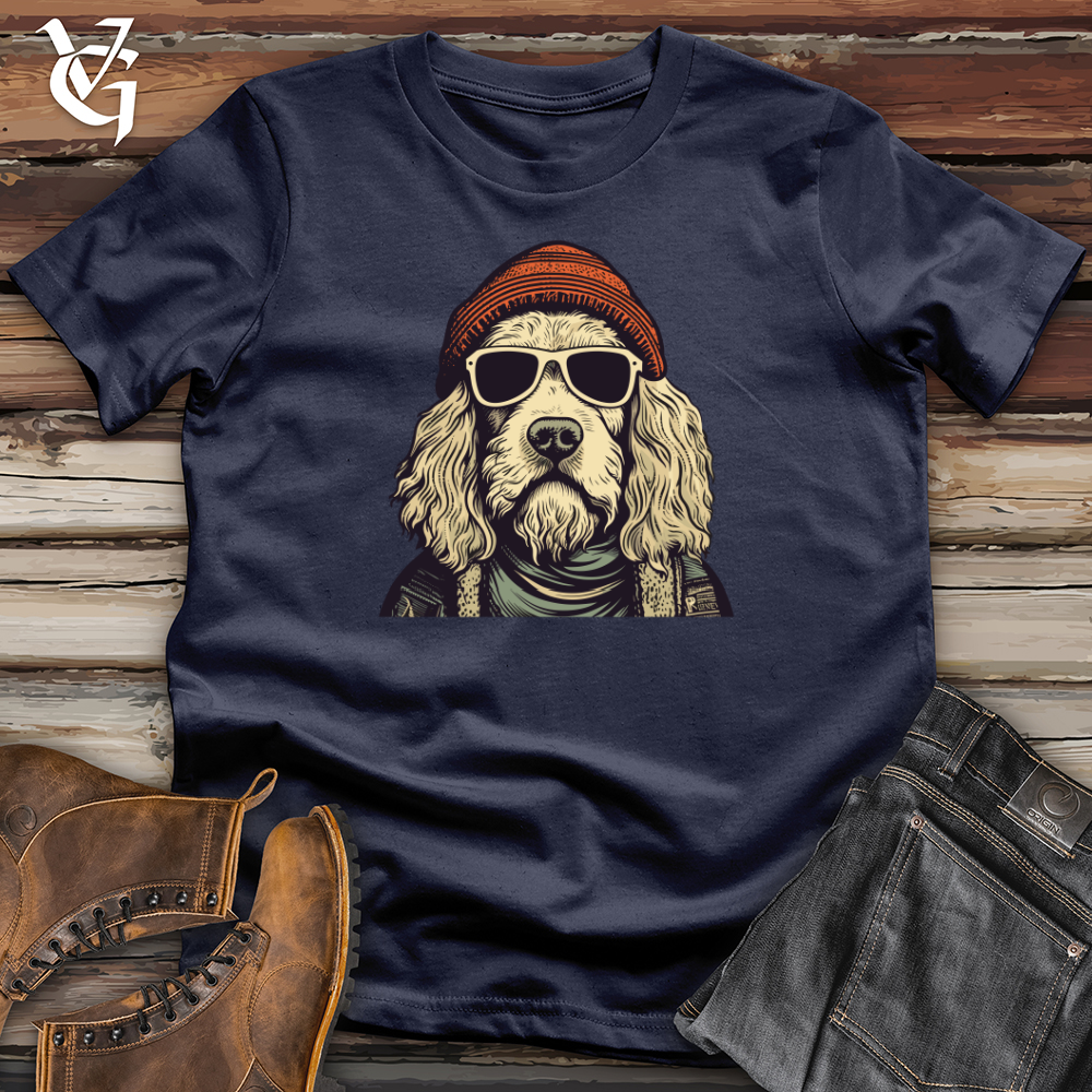 Beanie Rocking Doodle Dog Softstyle Tee