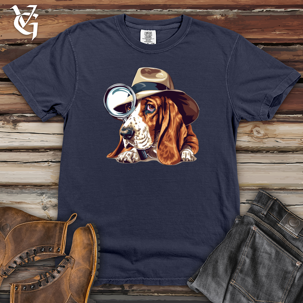 Basset Hound Holmes Heavy Cotton Comfort Colors Tee