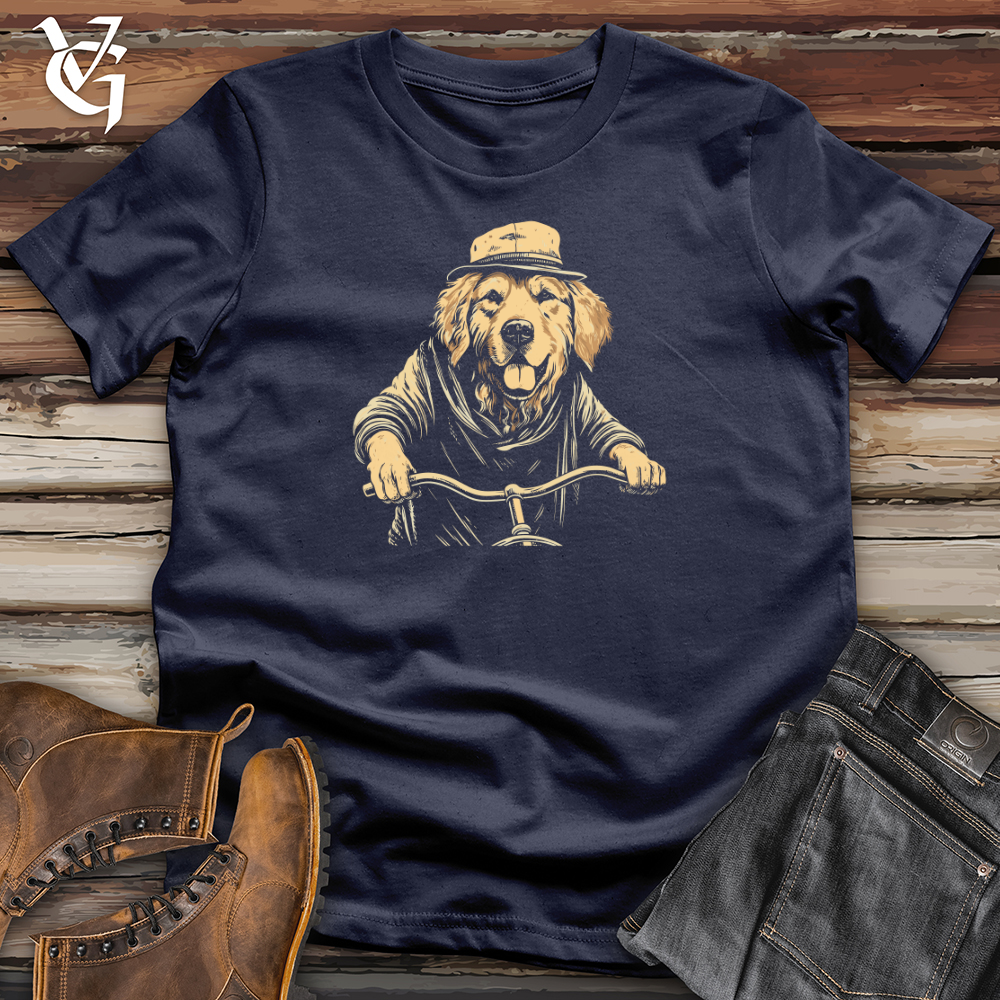 Retro Cruiser Golden Retriever Softstyle Tee