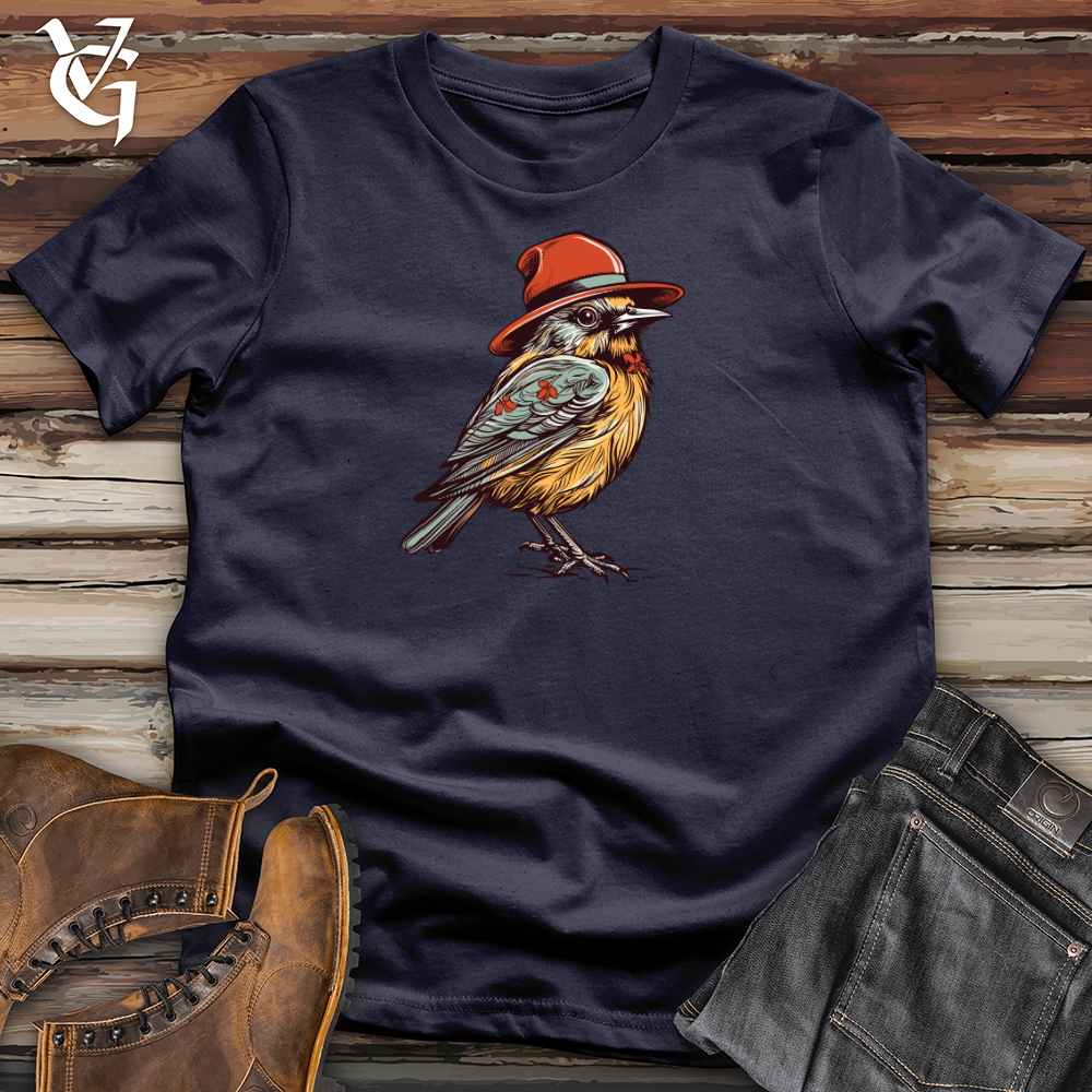 Robin Western Whistle Cowboy Cap Cotton Tee