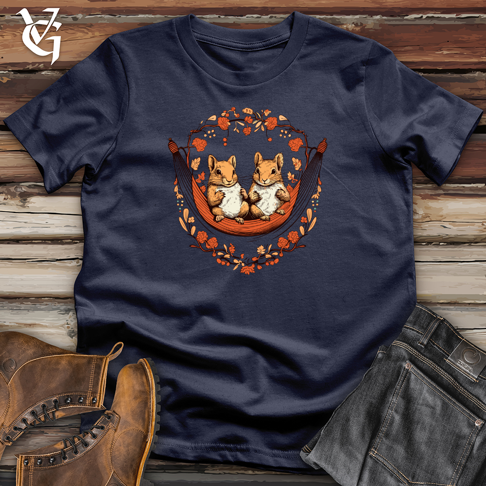 Squirrels Autumn Hammock Softstyle Tee