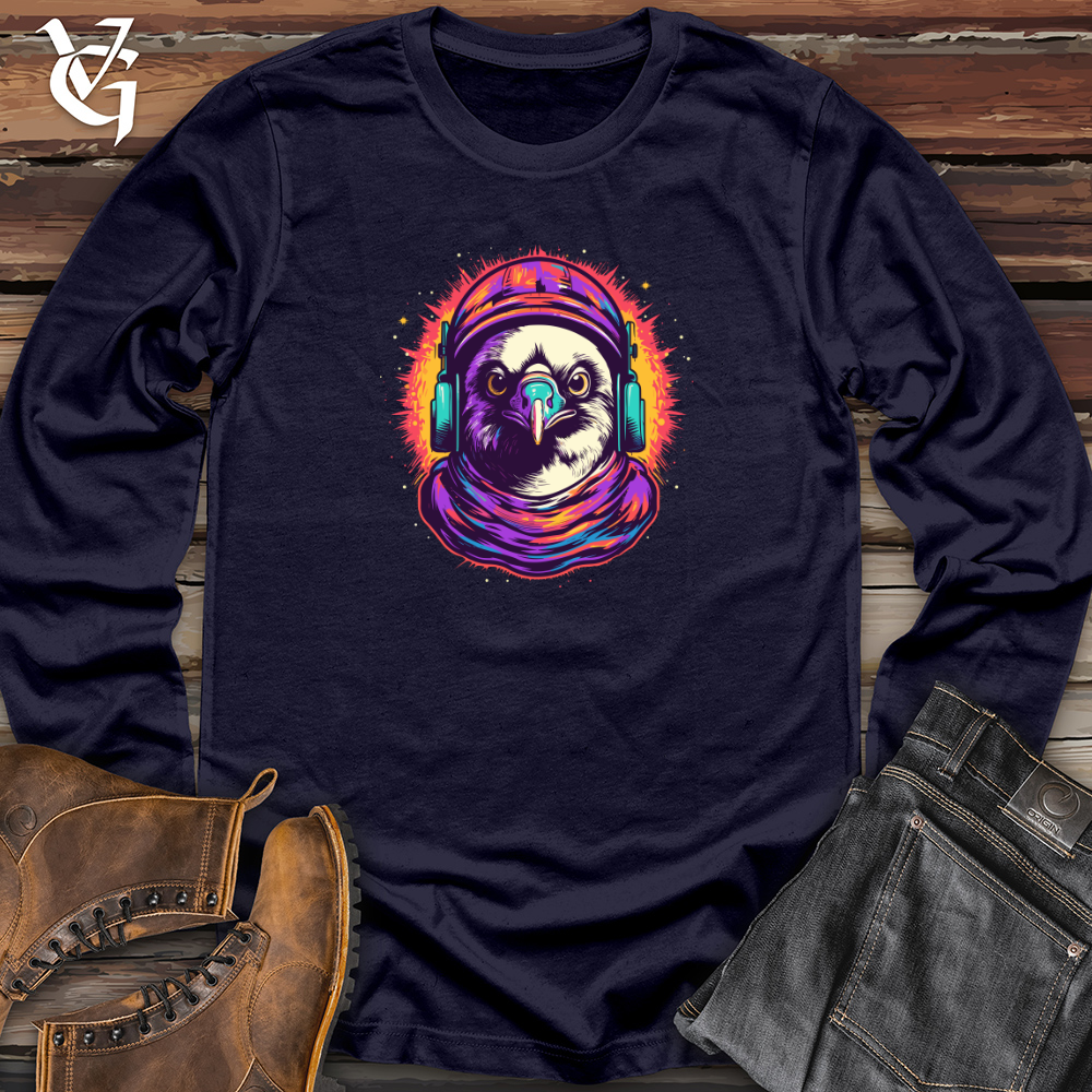 Vintage Cosmic Beanie Penguin Long Sleeve