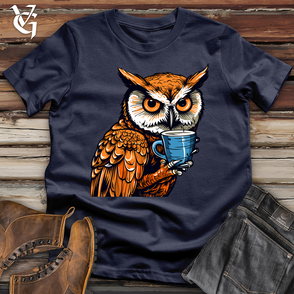 Caffeinated Owl Softstyle Tee