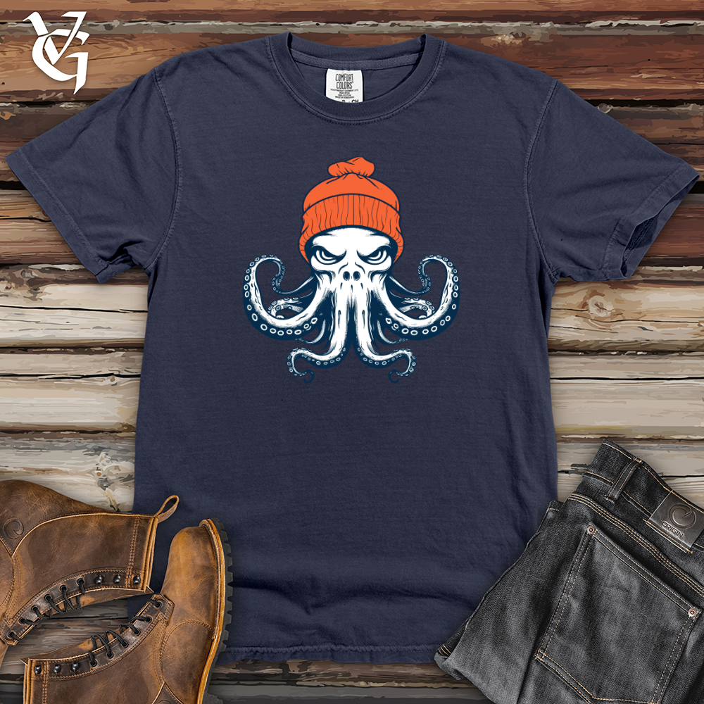 Vintage Beanie Tentacles Heavy Cotton Comfort Colors Tee