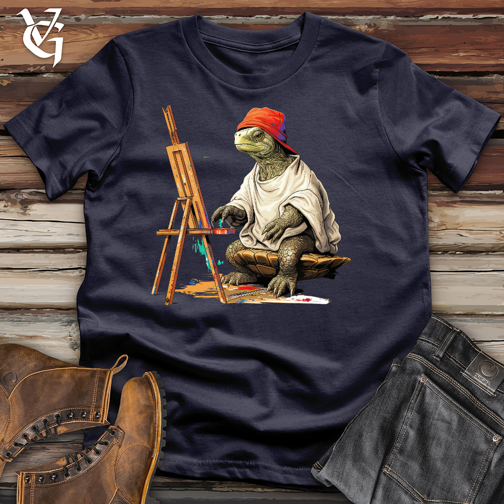 Painting Turtle Cotton Tee