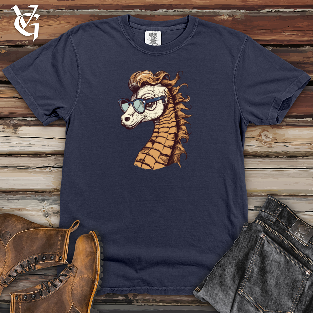 Seahorse Ocean Swell Hipster Hues Heavy Cotton Comfort Colors Tee