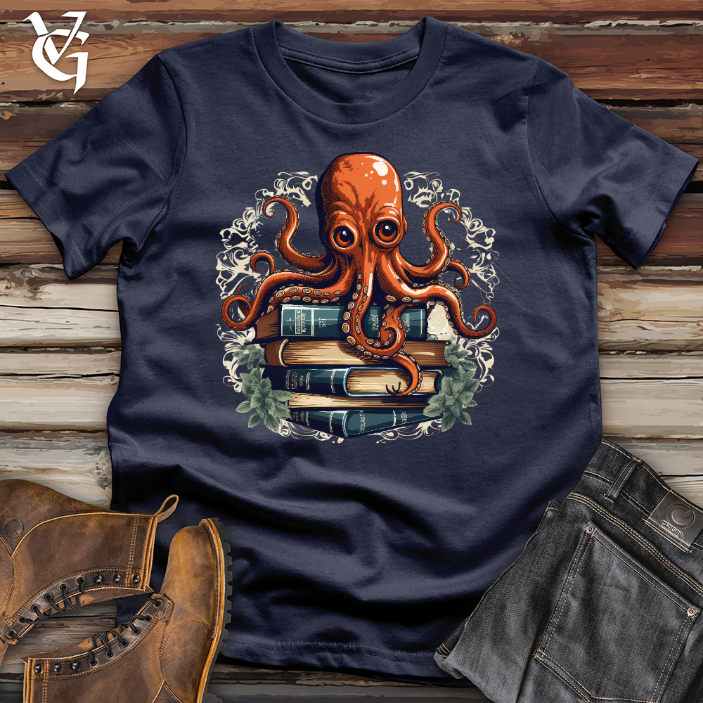 Octopus Book Lover Softstyle Tee
