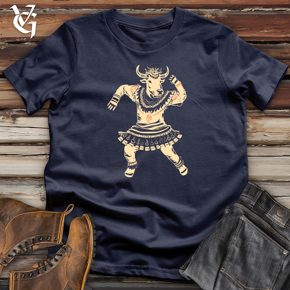 Cow Tribal Dance Softstyle Tee