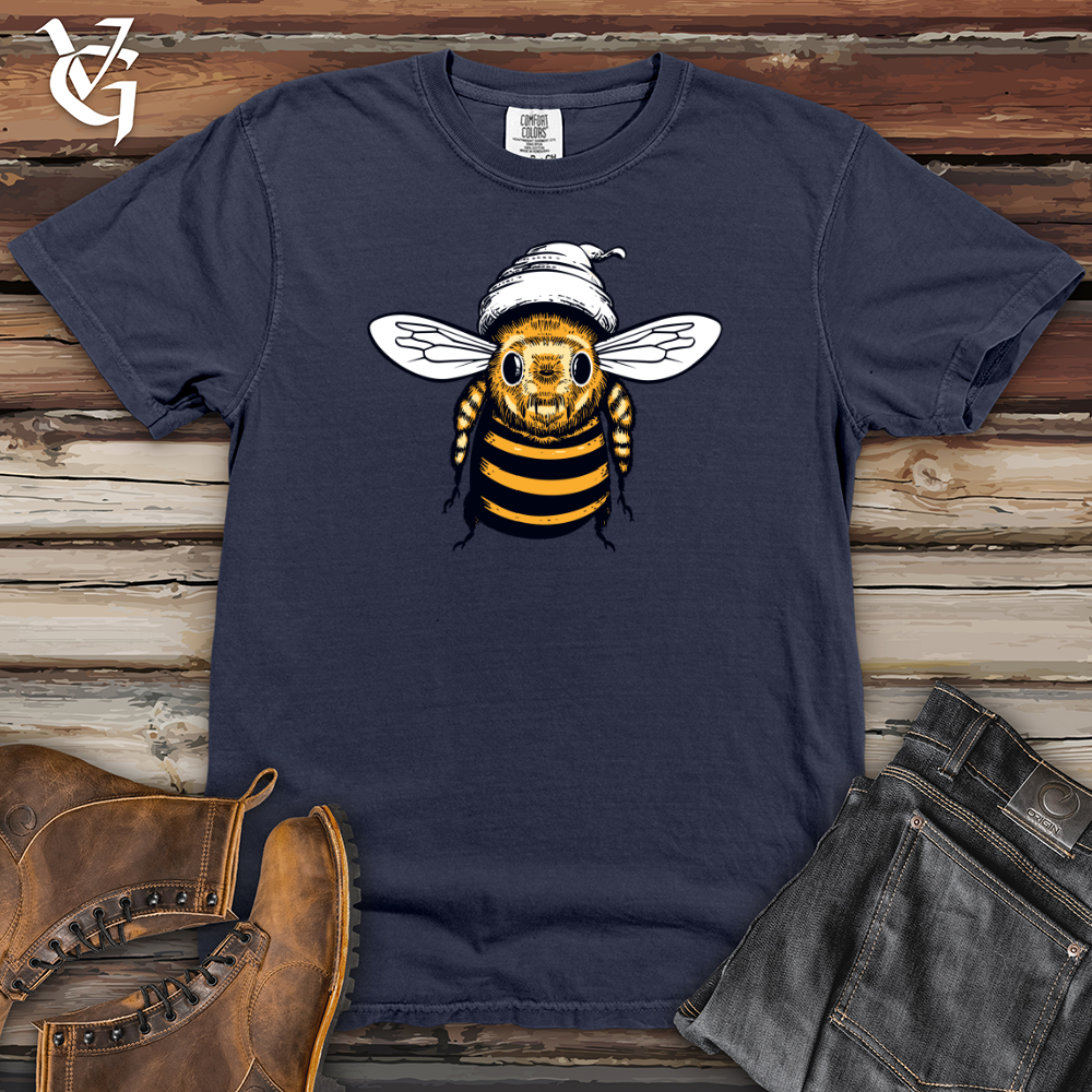 Bee in a Beanie Heavy Cotton Comfort Colors Tee