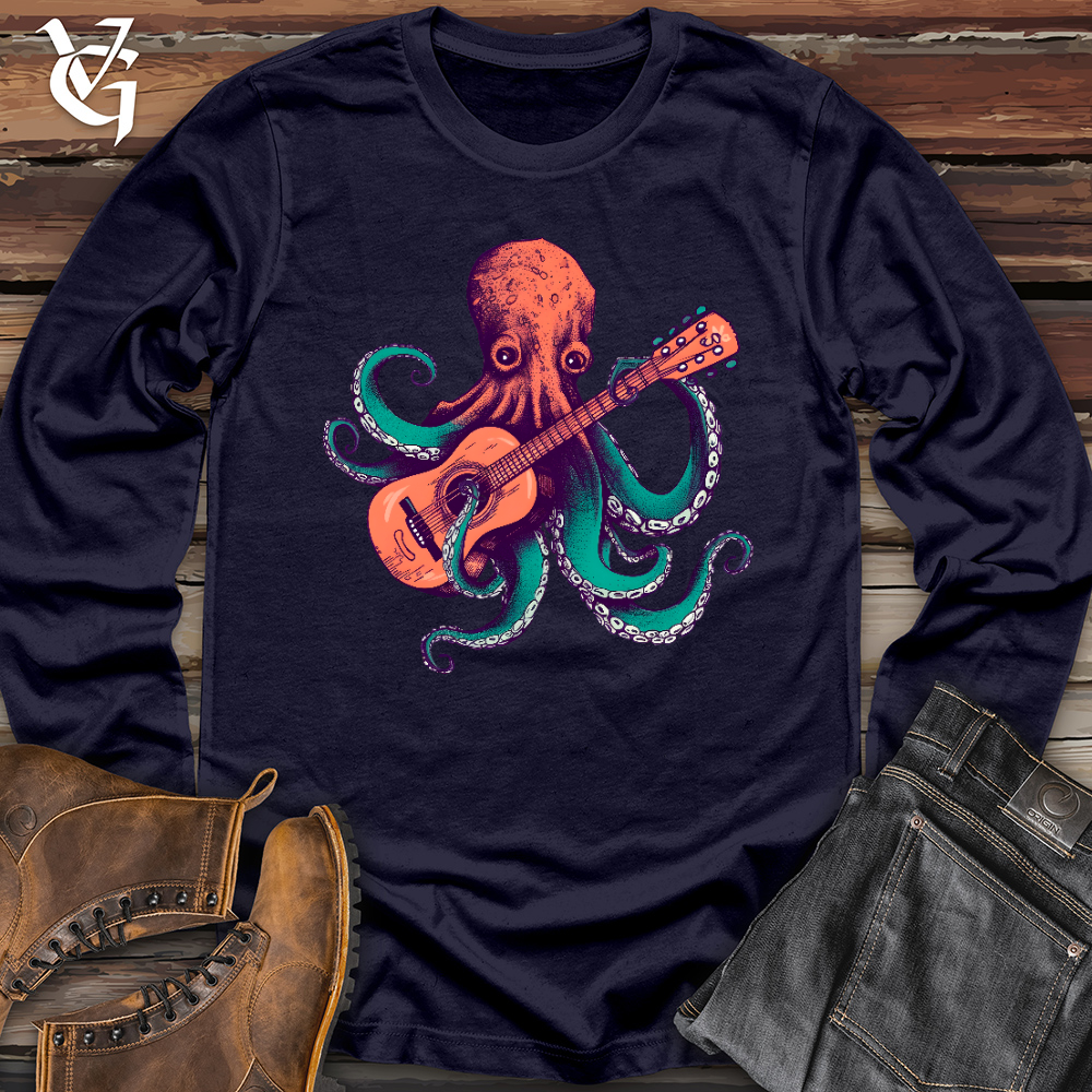 Octopus Guitarist Long Sleeve Tee
