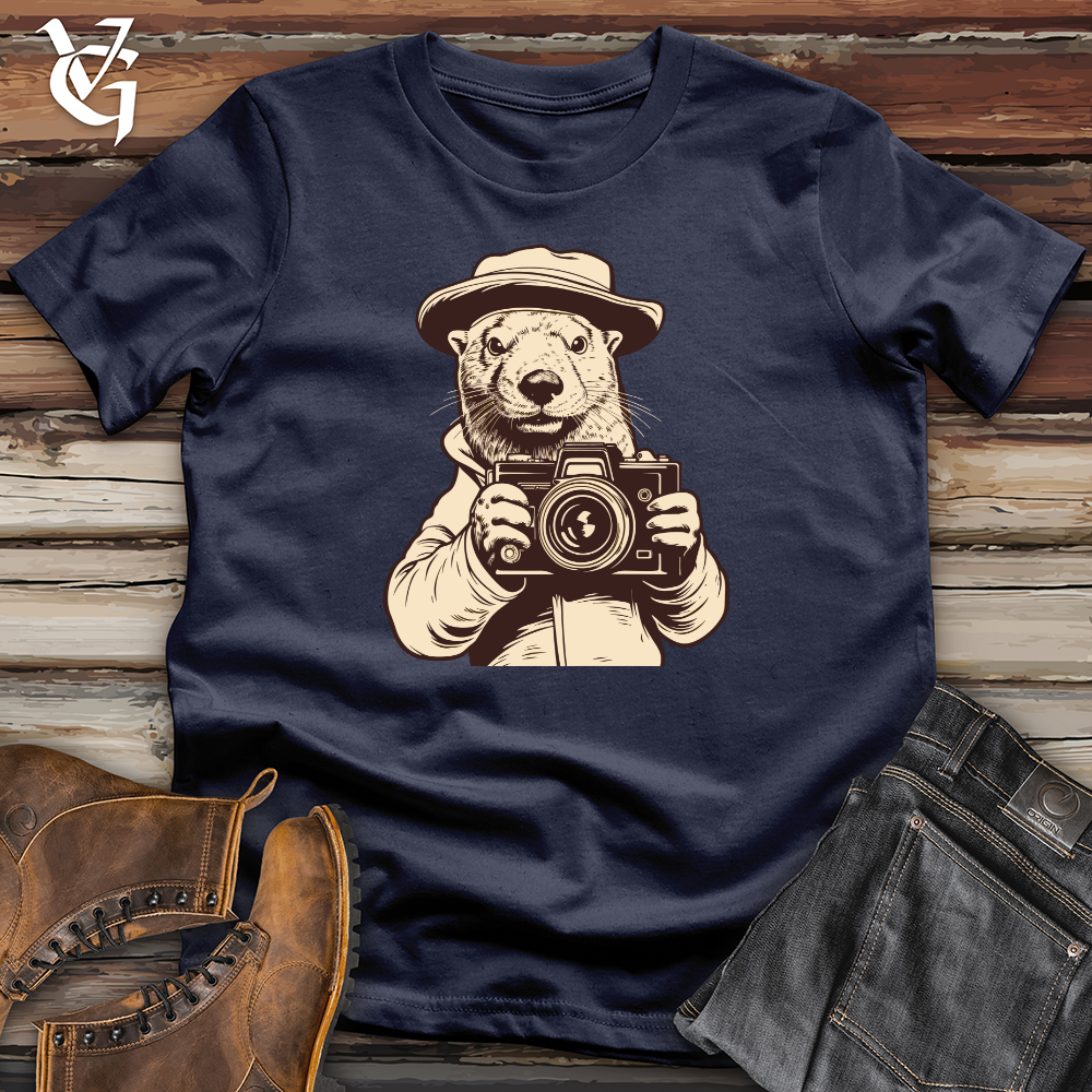 Otter Behind the Camera Clicks Softstyle Tee