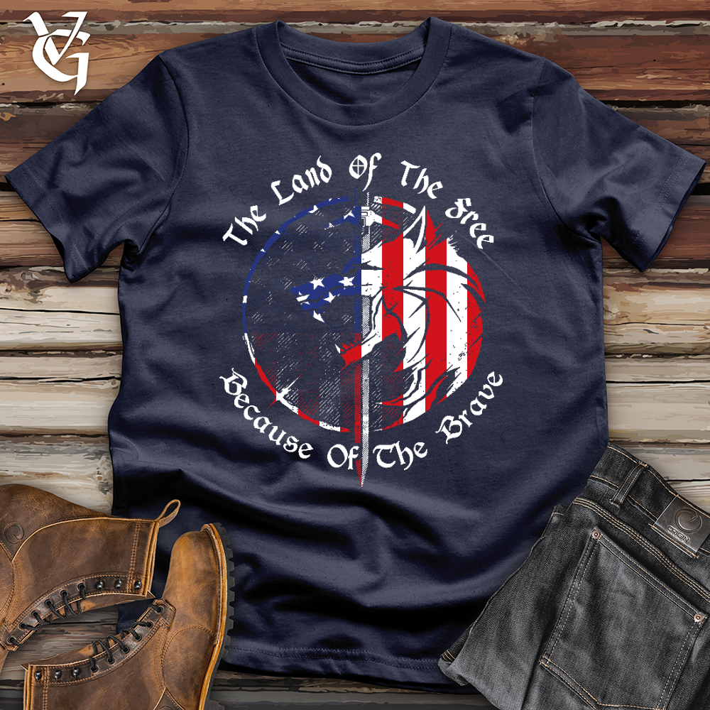 Because of the Brave Wolf Softstyle Tee