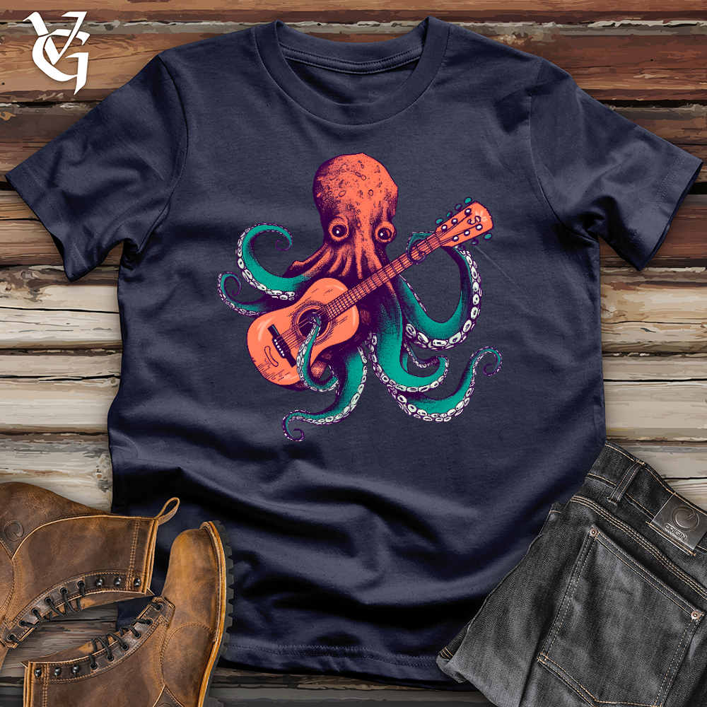 Octopus Guitarist Softstyle Tee