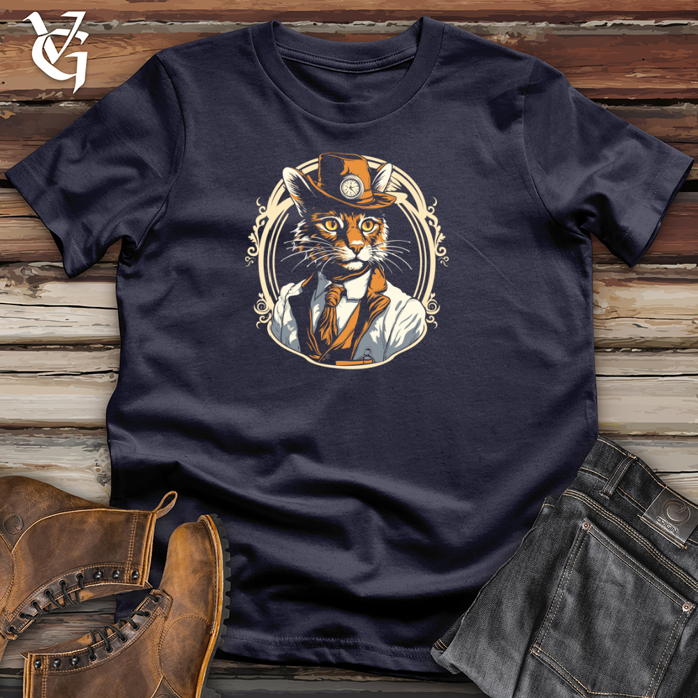 Cat Time Traveler Cotton Tee