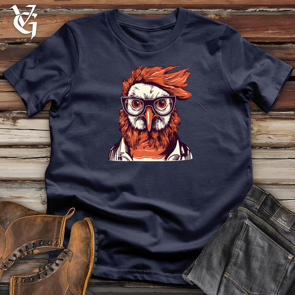Red Hair Hipster Chicken Softstyle Tee