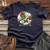 Whimsical Apple Warrior Cotton Tee