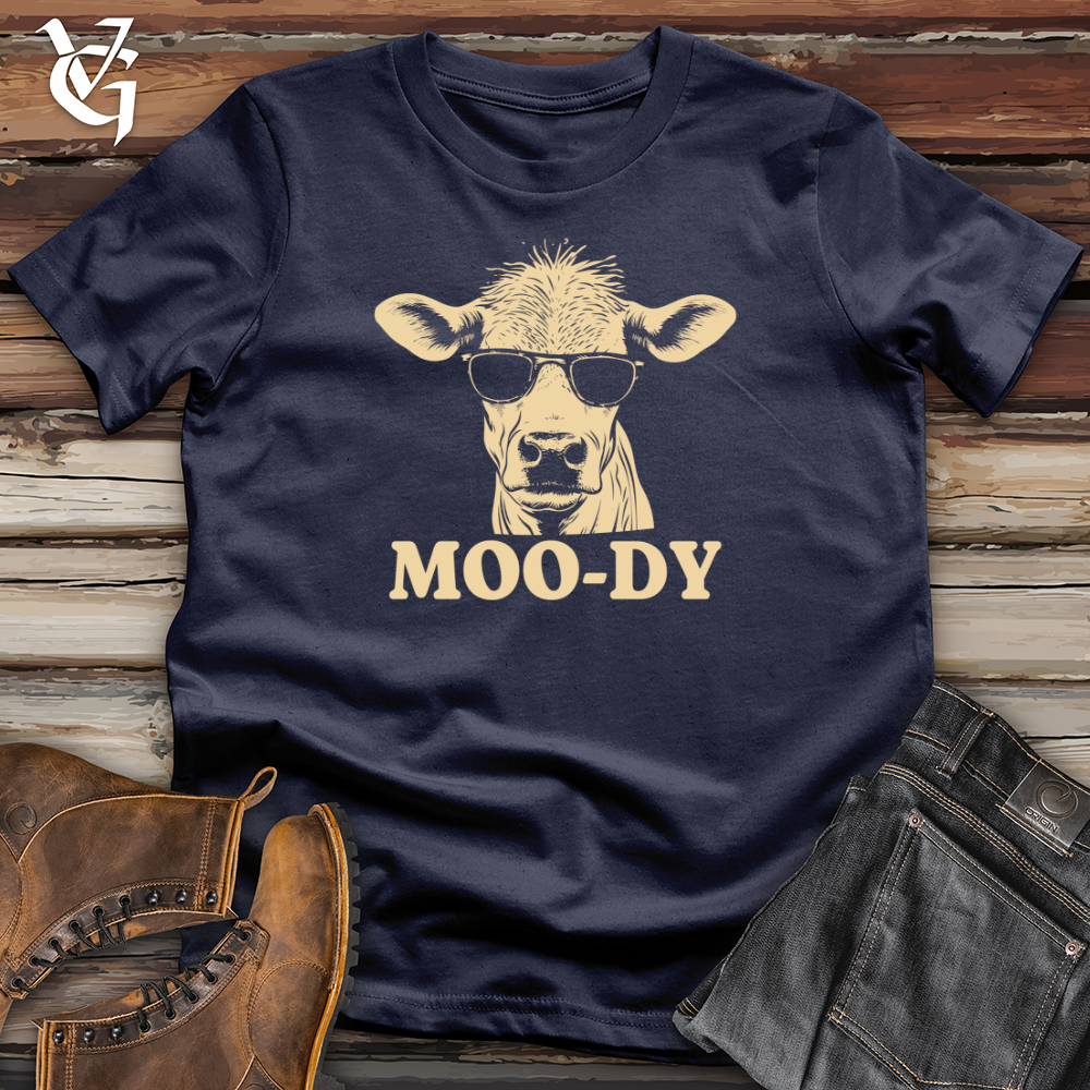 Retro Shades Cow Softstyle Tee