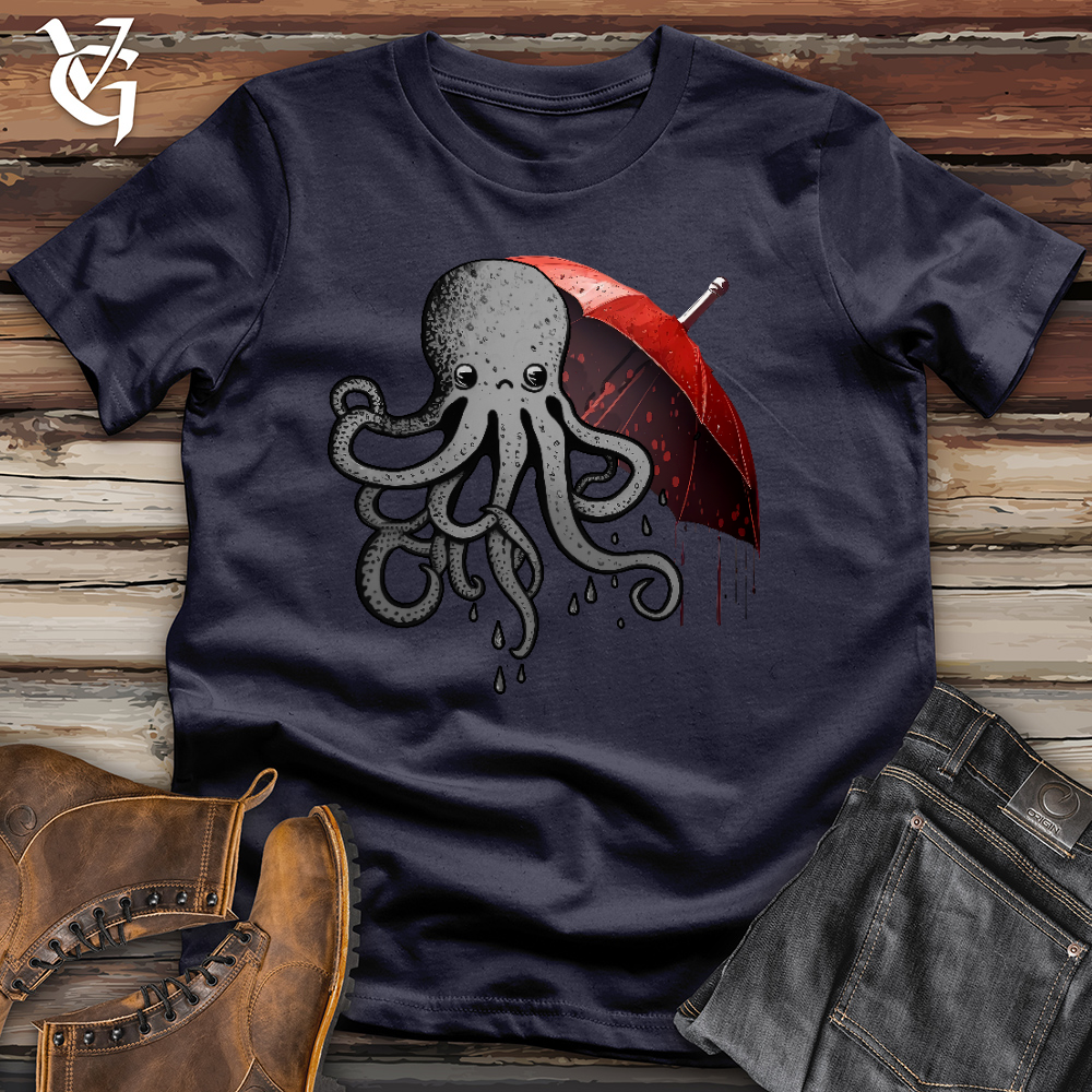Octopus Umbrella Cotton Tee
