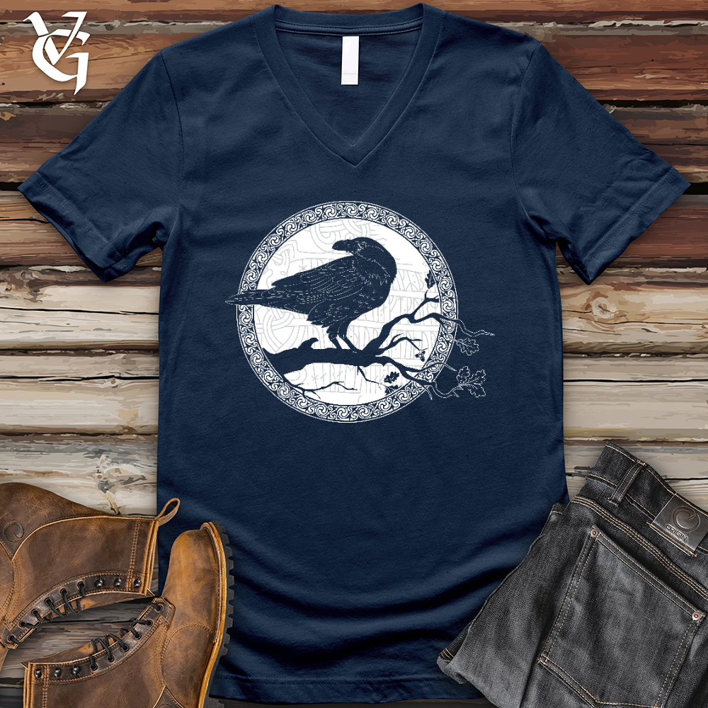 White Raven Winter V- Neck Tee