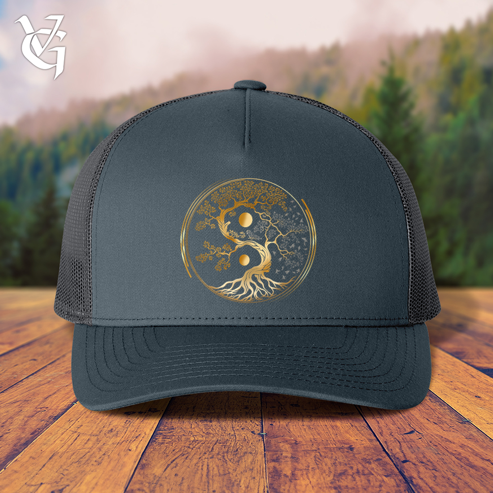 Tree Of Life Yin Yang Trucker Cap