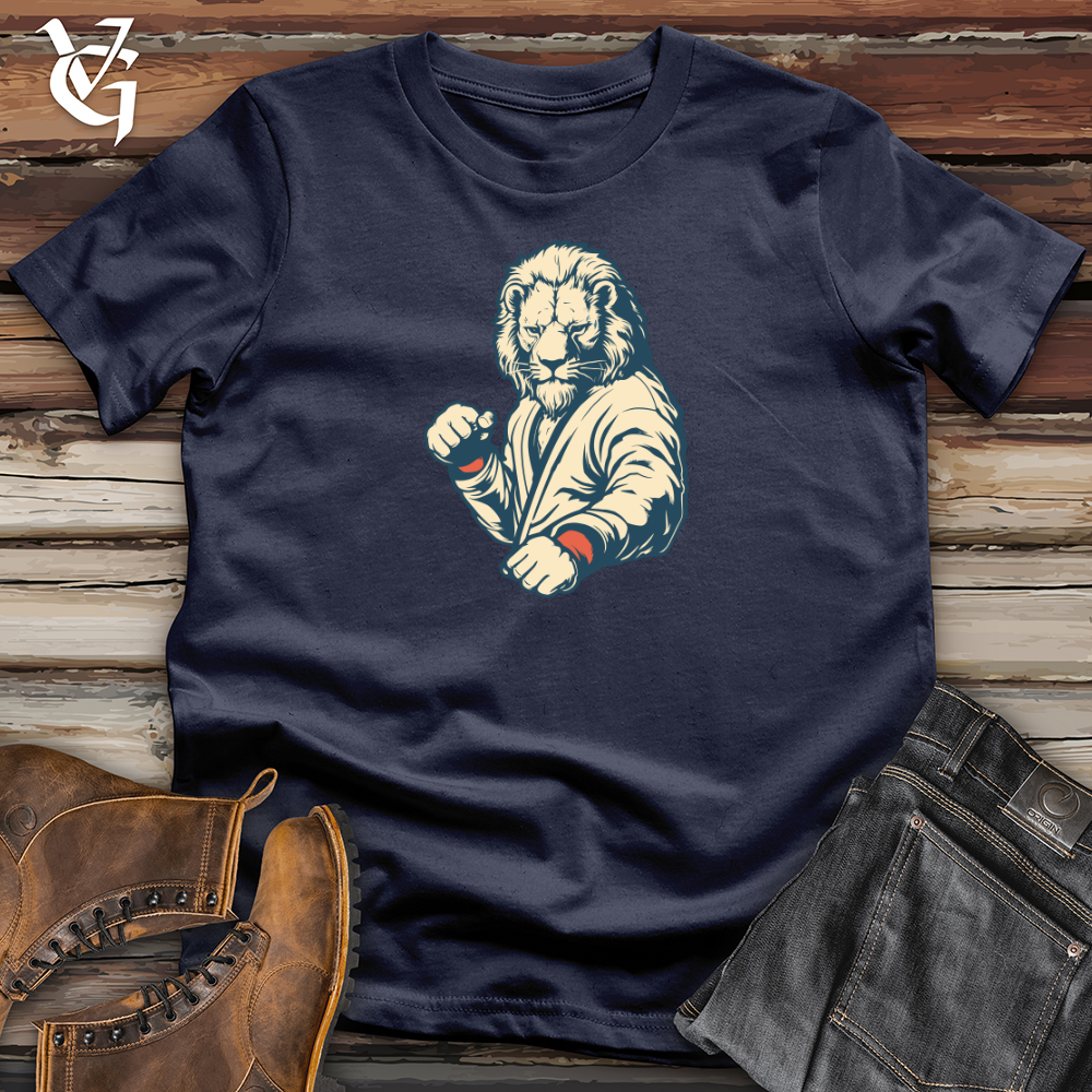 Retro Karate Lion Softstyle Tee