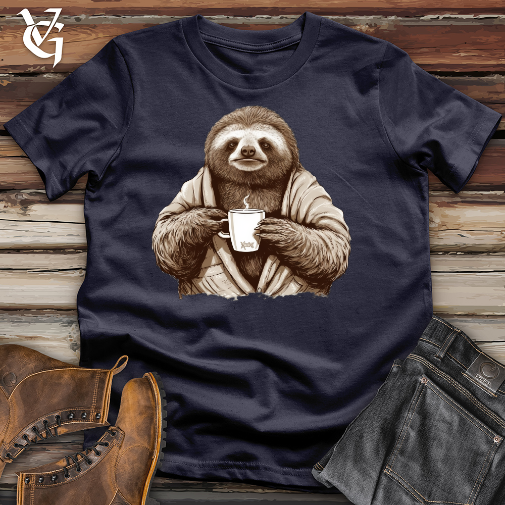 Serious Sloth Cotton Tee Embrace Your Lazy Side Viking Goods Company