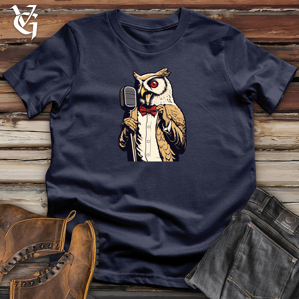 Vintage Melodic Owl 01 Softstyle Tee