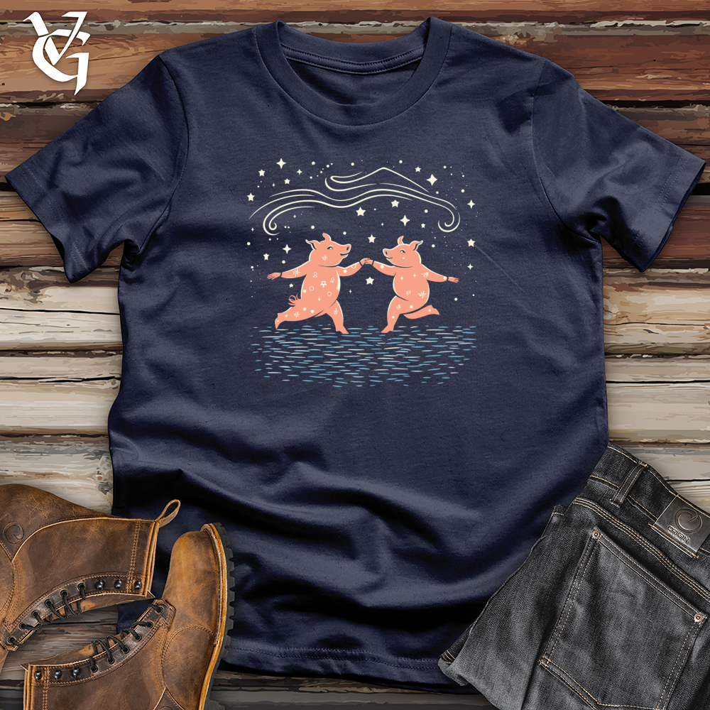 Pigs Cosmic Waltz Softstyle Tee
