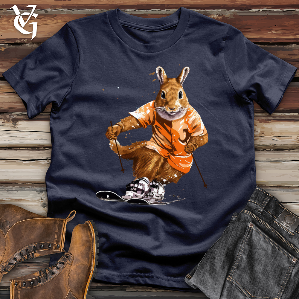 Skiing Squirrel Softstyle Tee