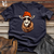 Vintage Giraffe Wearing Beanie Cotton Tee