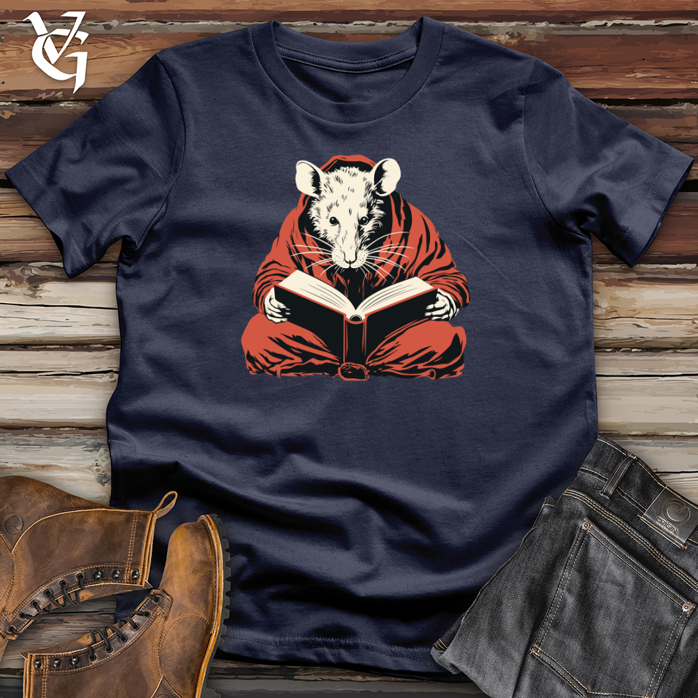 Rat Reading Book Softstyle Tee