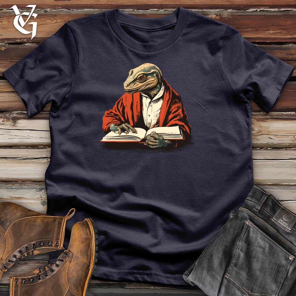 Literary Lizard Delight Cotton Tee