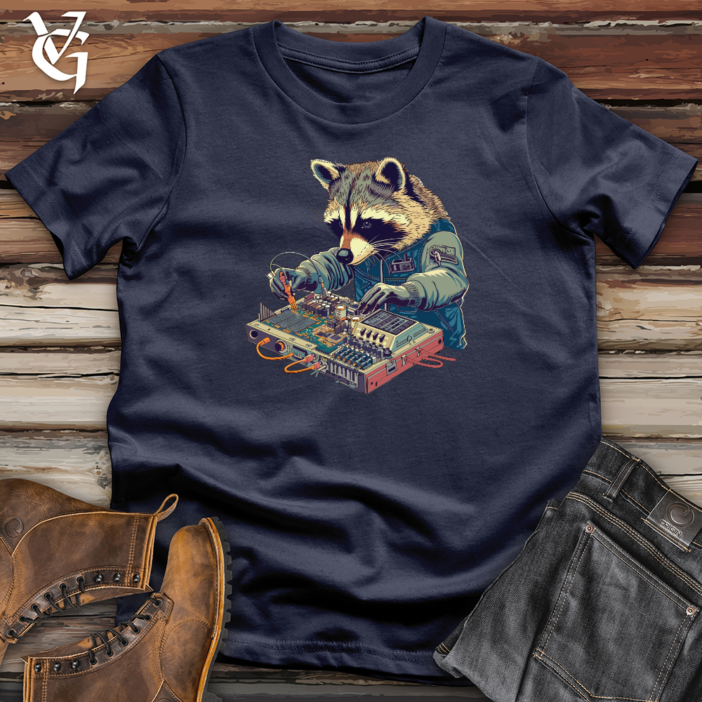 Raccoon Sound Engineer Softstyle Tee