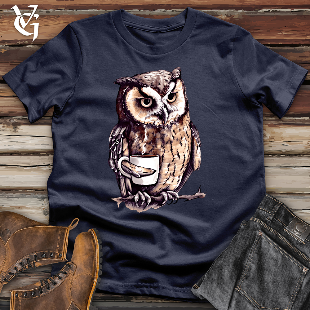 Caffeinated Owl Softstyle Tee