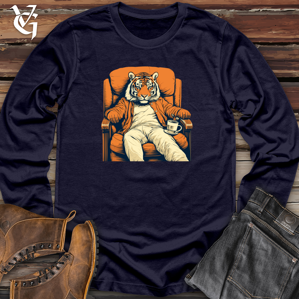 Retro Tiger Lounger Long Sleeve
