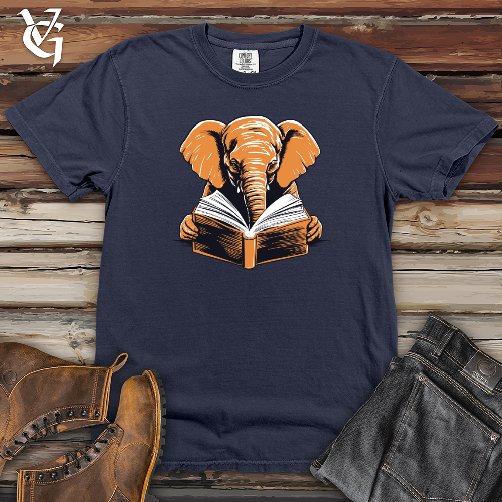 Bookish Pachyderm Heavy Cotton Comfort Colors Tee