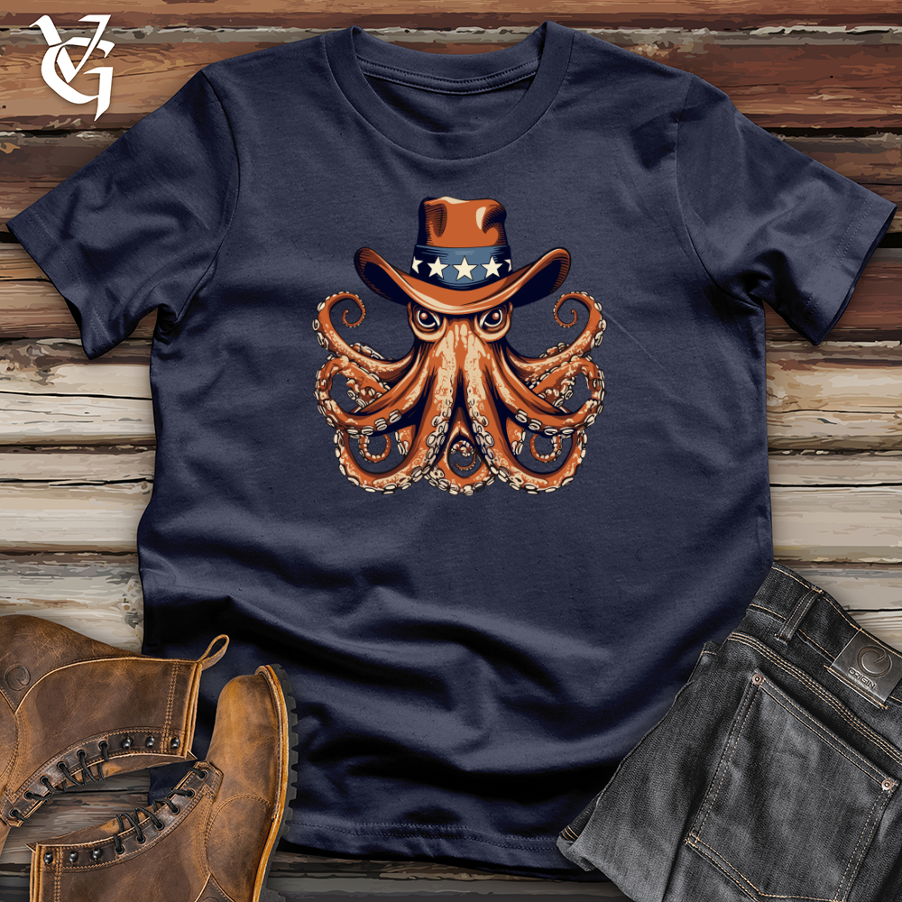 Vintage Cowboy Octopus Softstyle Tee