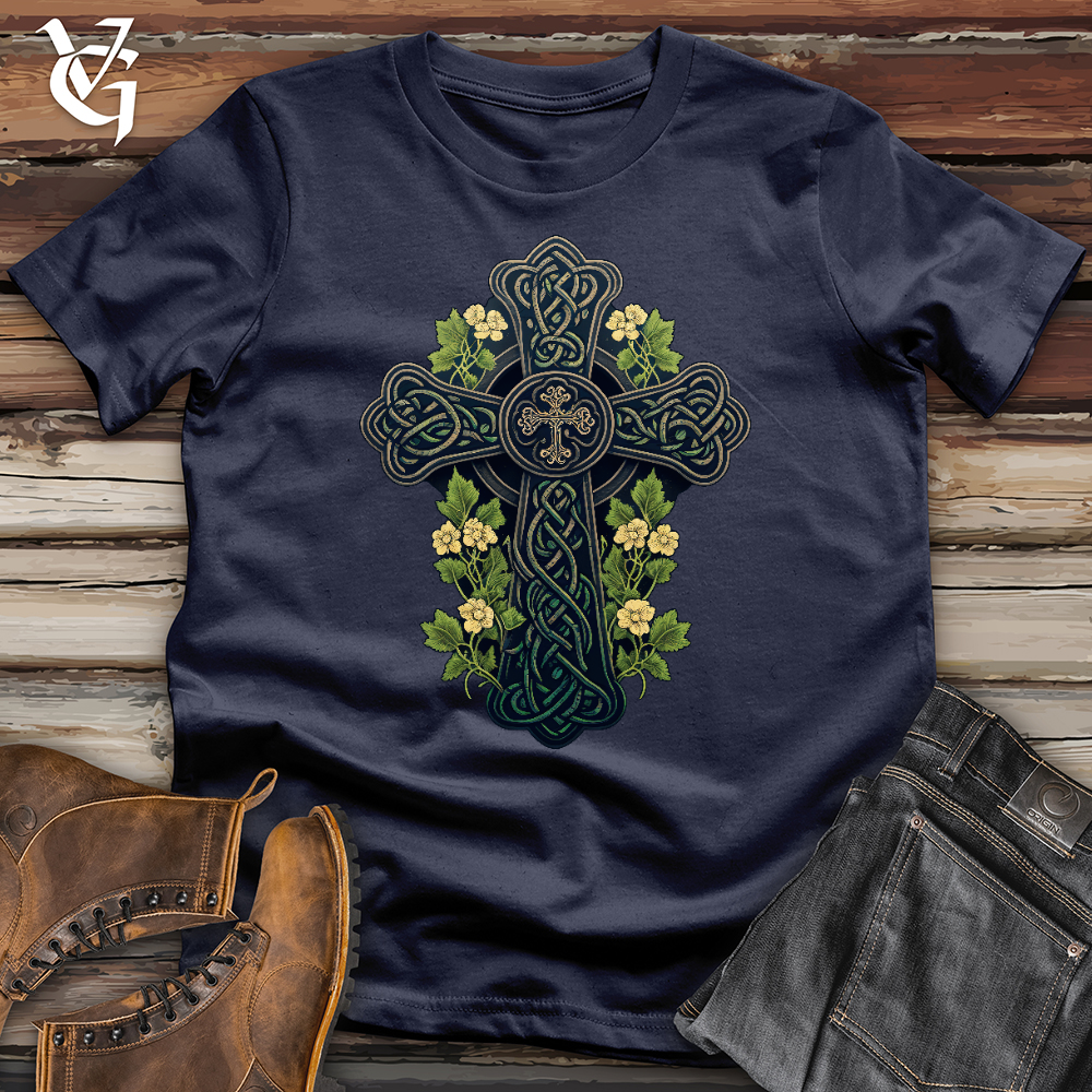 Celtic Cross Garden Softstyle Tee