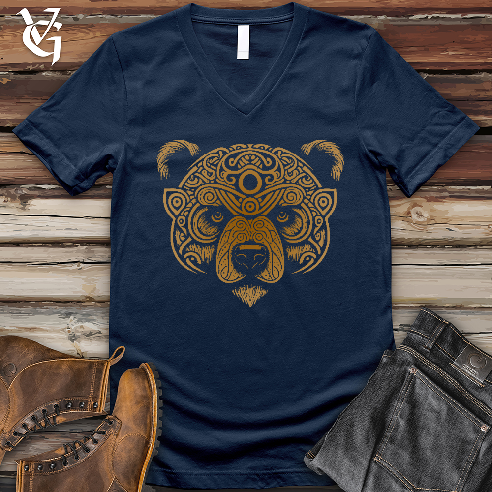 Golden Cub V- Neck Tee
