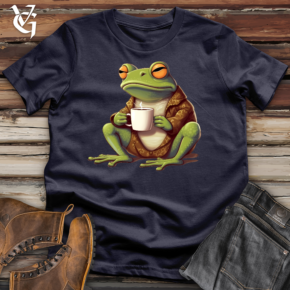 Frog Coffee Addict Cotton Tee