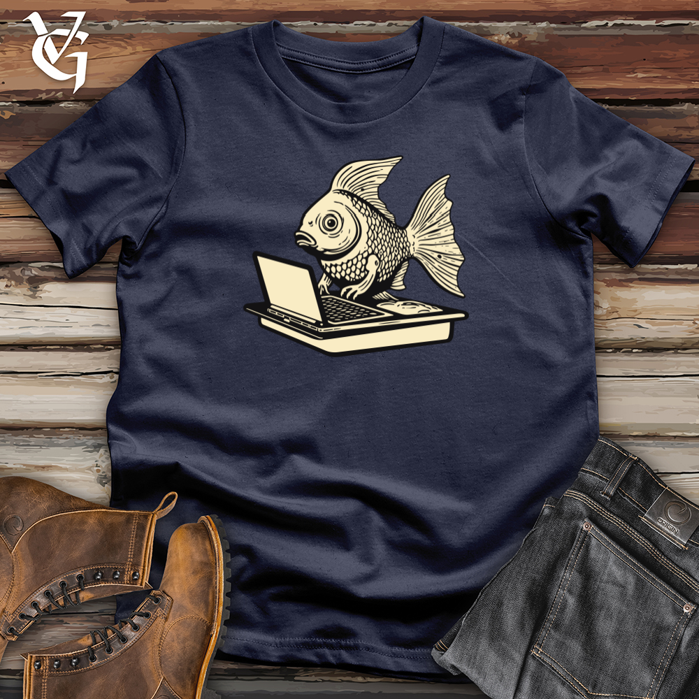 Digital Streamlined Fish Softstyle Tee