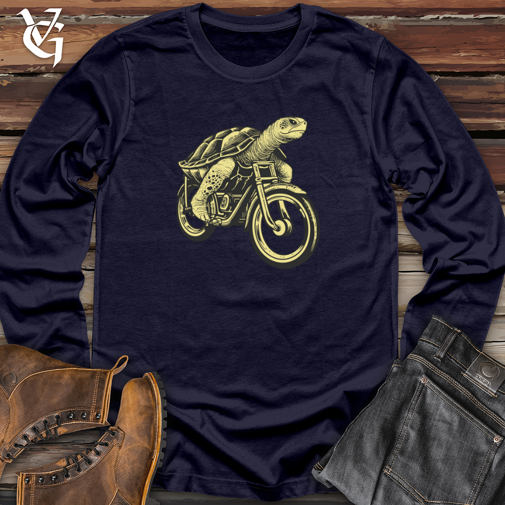 Retro Bike Formed Turtle 01 Long Sleeve