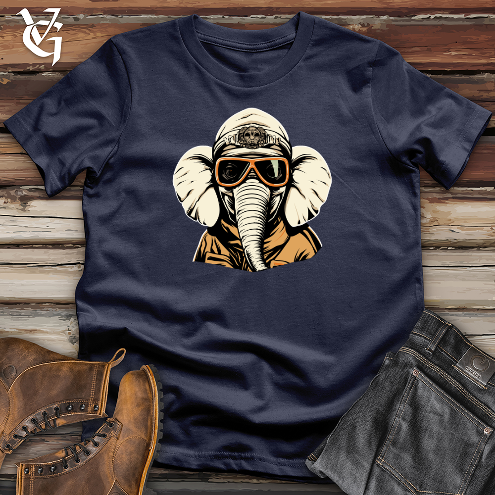 Vintage Ski Masked Elephant Softstyle Tee