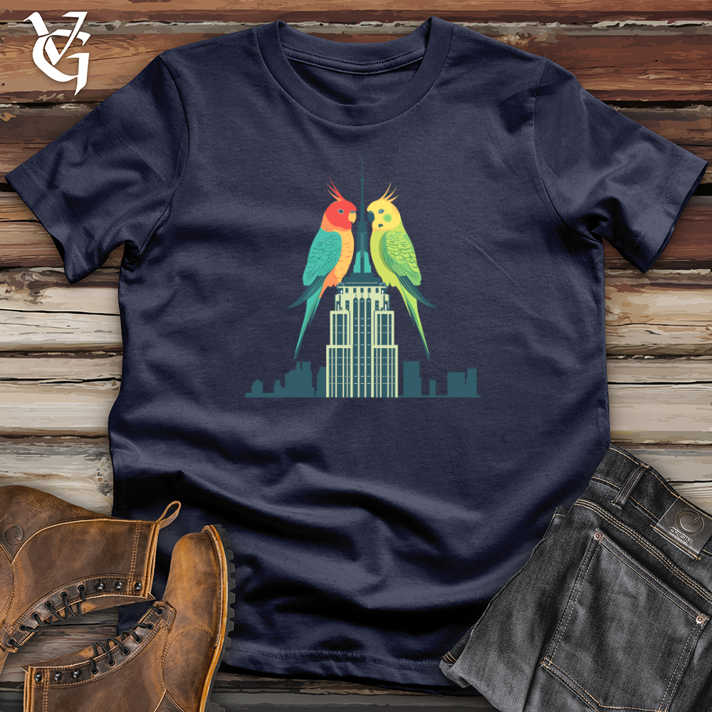 Parakeet Skyscraper Perch Softstyle Tee