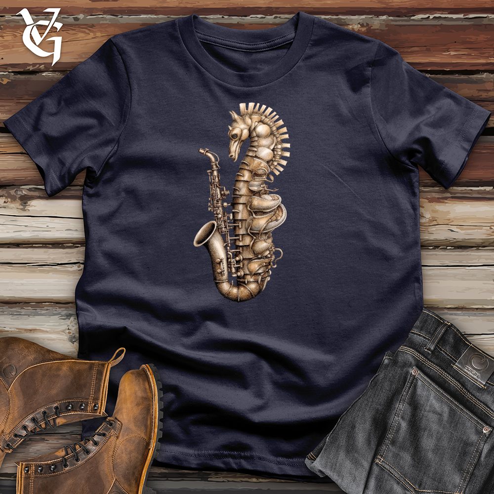 Seahorse Saxophone Cotton Tee