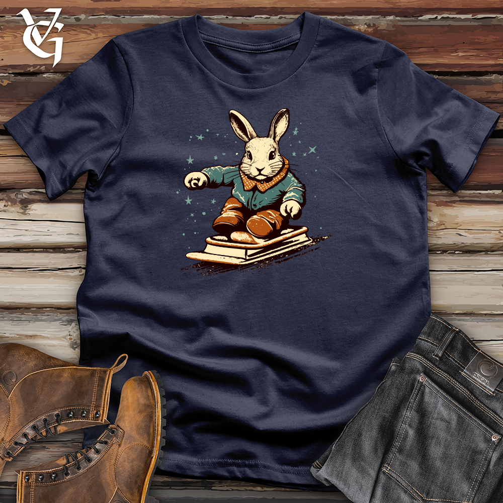 Retro Sliding Rabbit Softstyle Tee